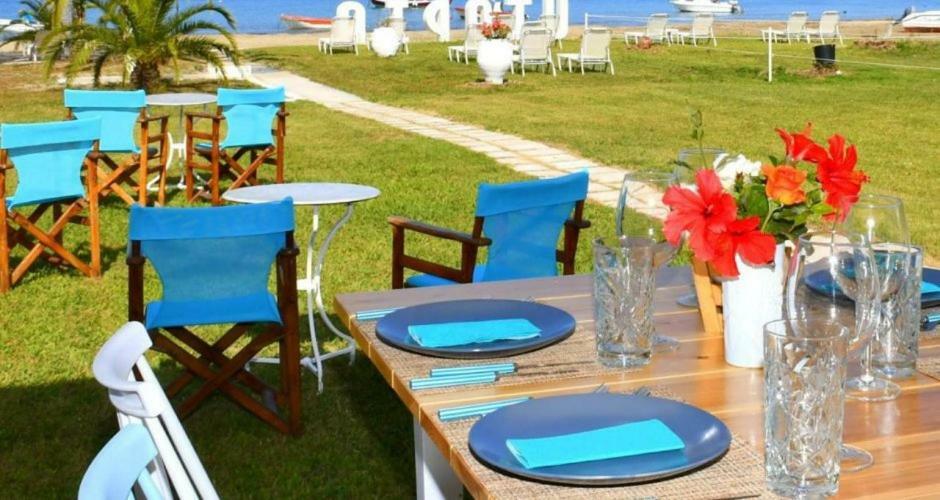 Umbrella Beach Apartments Kávos Exterior foto